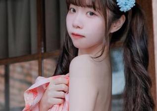 在浴衣中找到清凉：可可小白兔高清美图和她的夏日小秘密！