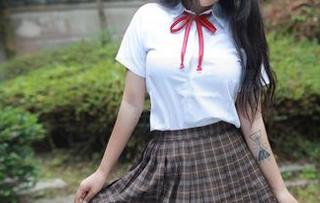模范学院 – 王梓童Doirs的网袜写真集，喔，怪不得大家注意力都在袜子上